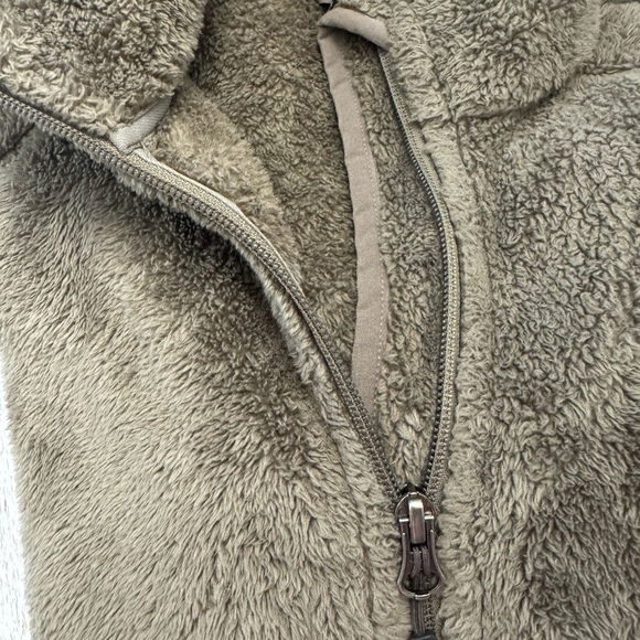 Marmot Furry Fleece Full Zip Jacket Tan/ Taupe Brown Tone S - Picture 14 of 14